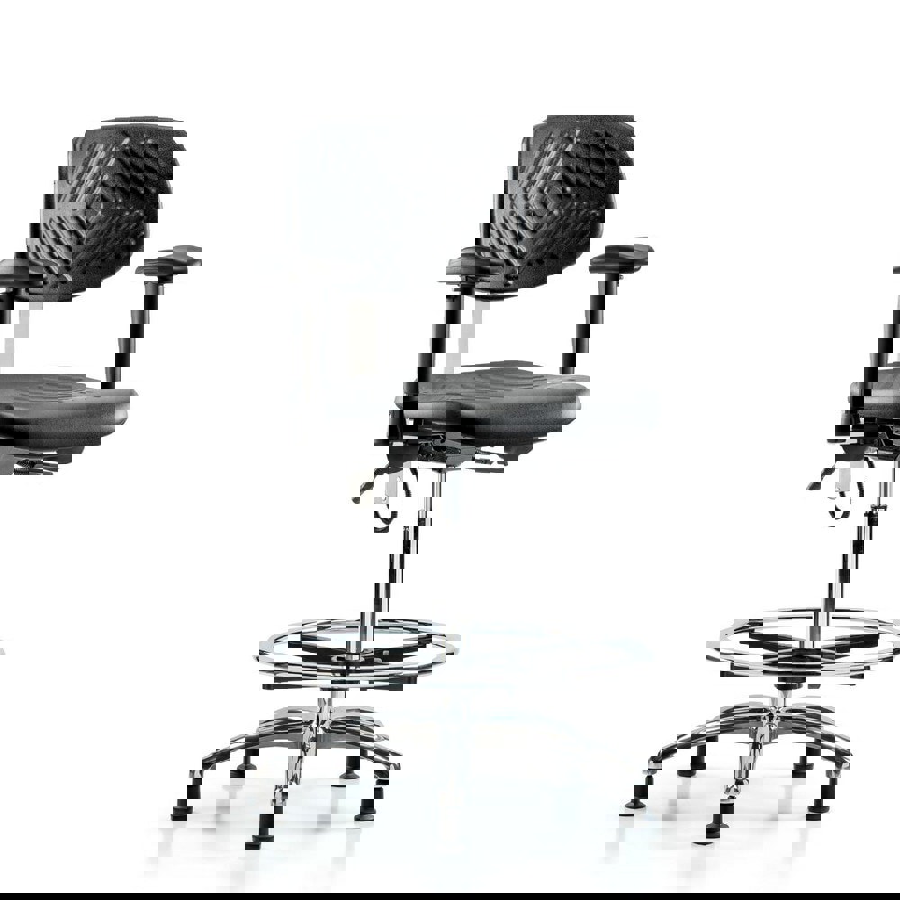 Task Chair: ESD Polyurethane, Black